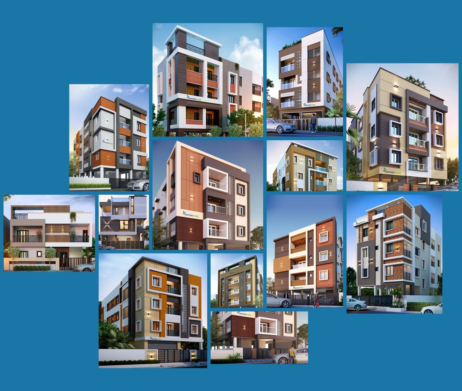 Chenthur Homes completed apartment projects