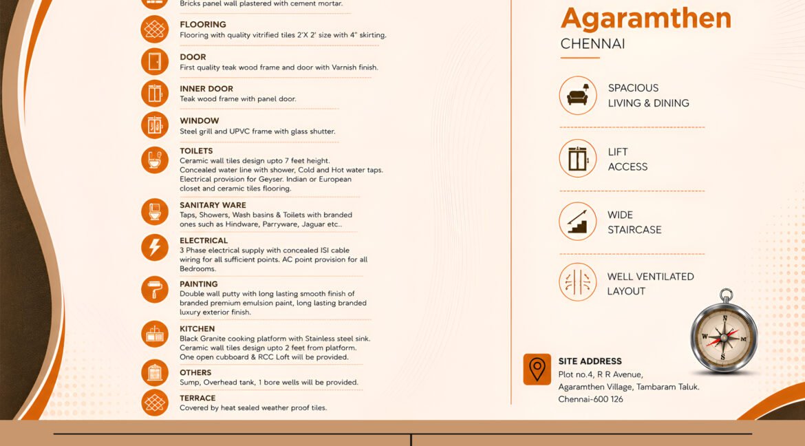 Agaramthen - 08 Specifications