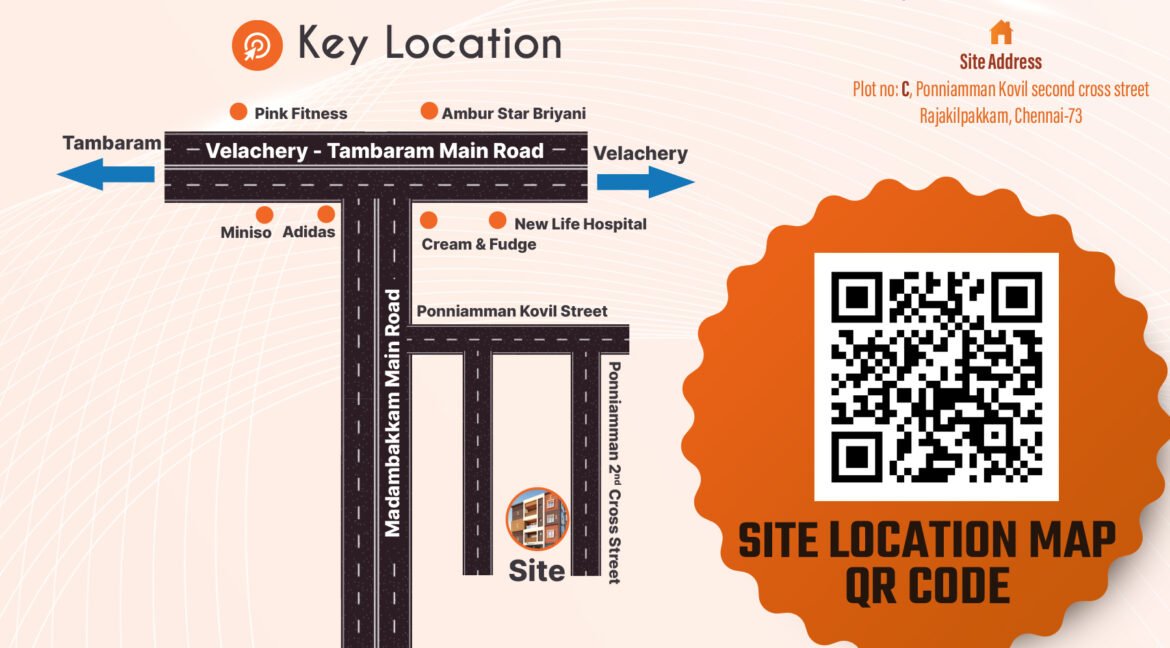 Ponniyamman Kovil Street - 07 Key Plan