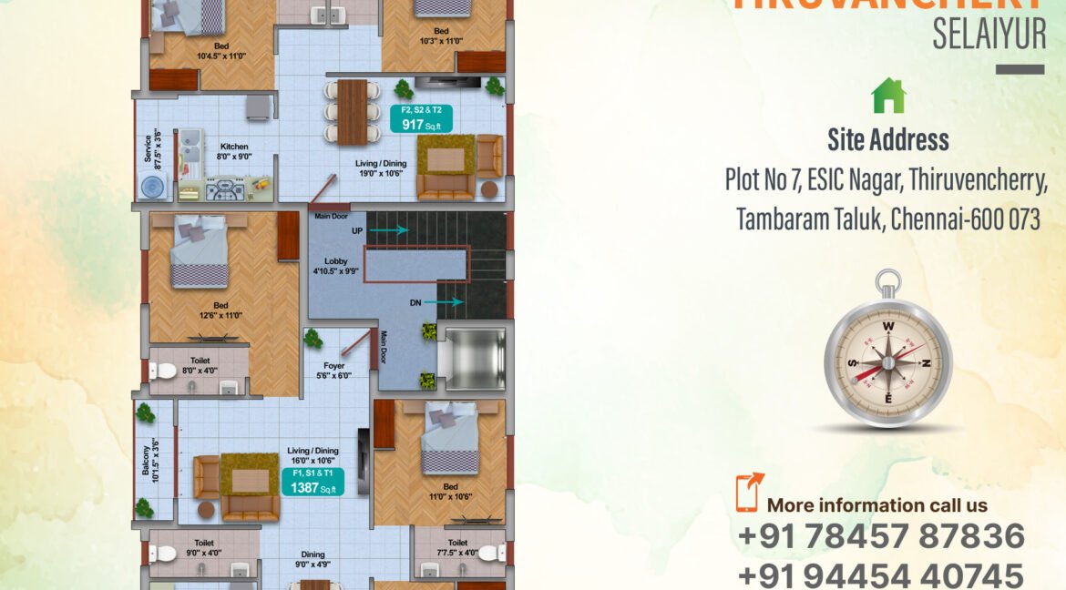 Tiruvanchery–Selaiyur - 03 Typical Floor Plan